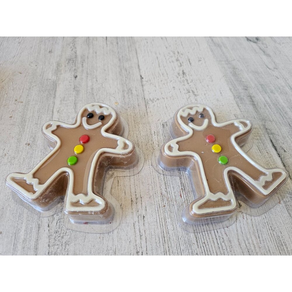 Pier 1 gingerbread scented soap set Xmas decor large 3 oz